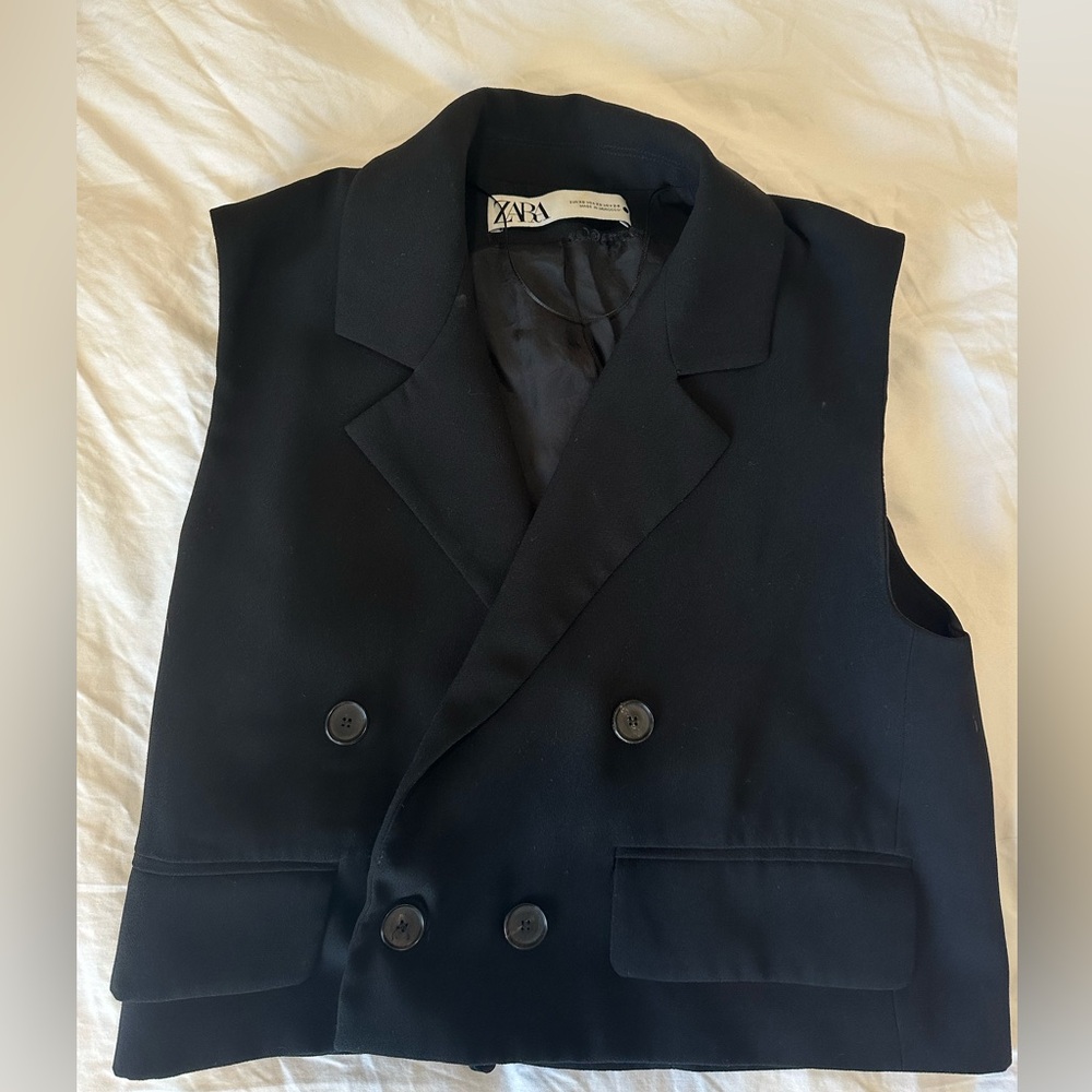 Black Zara vest